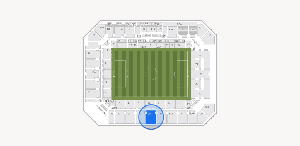 Inter&Co Stadium Seating Chart