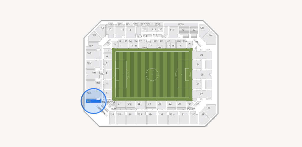 Inter&Co Stadium Seating Chart