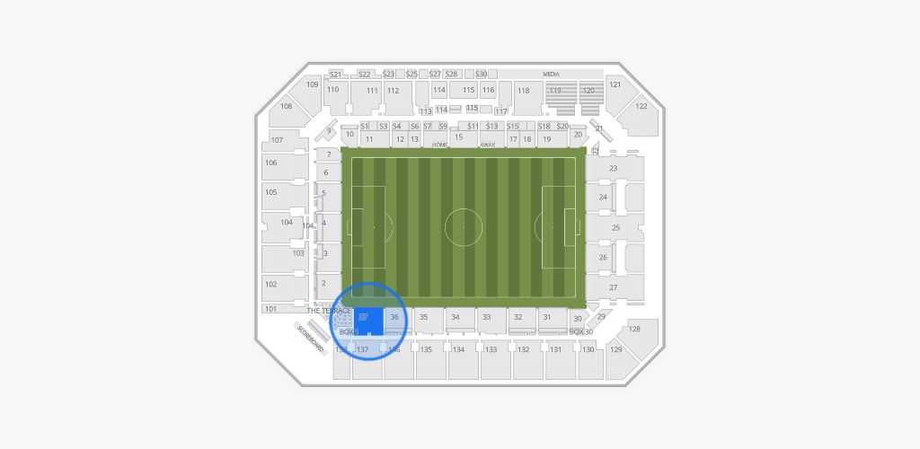Inter&Co Stadium Seating Chart