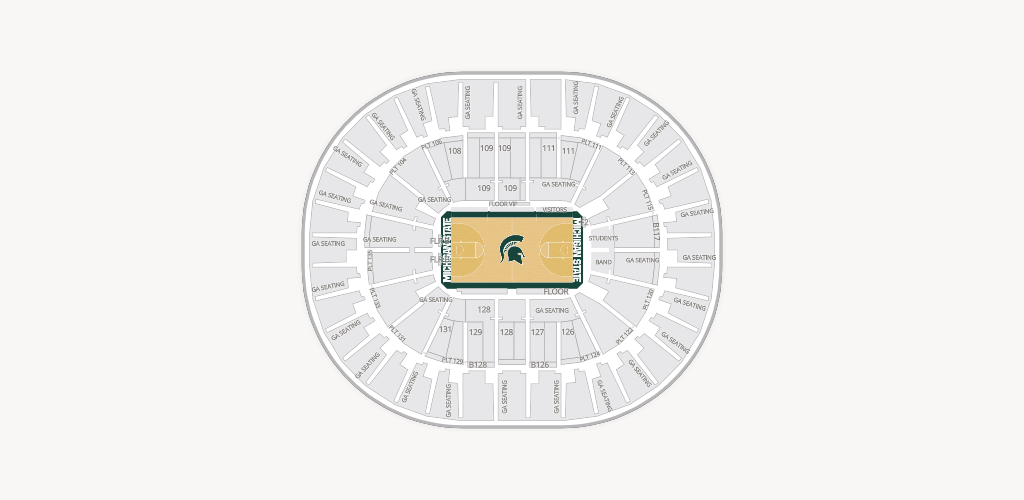 Jack Breslin Student Events Center Seating Chart