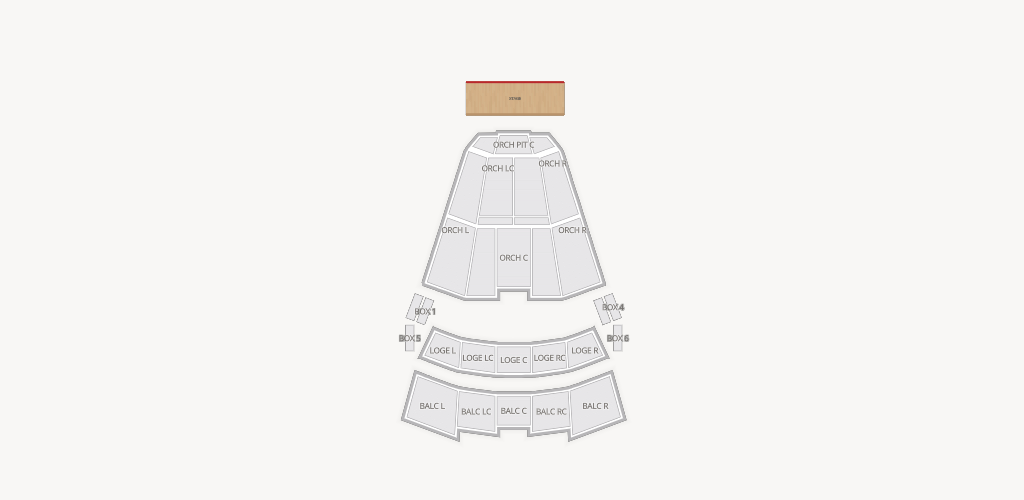 Jacksonville Center for the Performing Arts - Moran Theater Seating Chart
