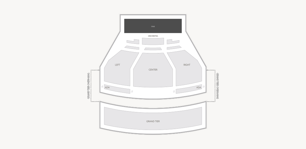 James K. Polk Theater at Tennessee Performing Arts Center Seating Chart