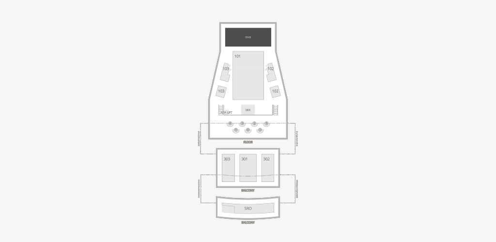 Jefferson Theater - Charlottesville, VA Seating Chart