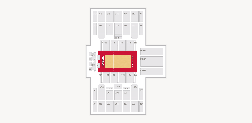 Jersey Mike's Arena Seating Chart