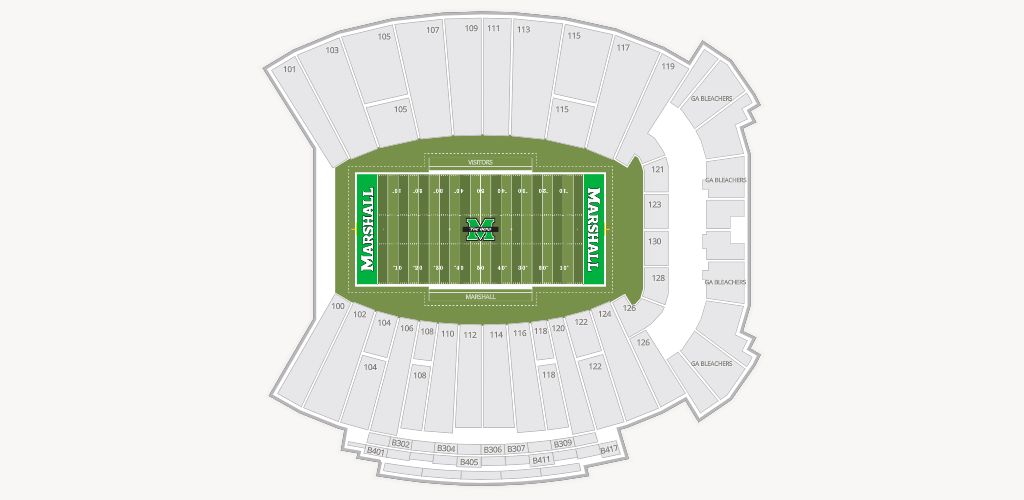 Joan C. Edwards Stadium Seating Chart