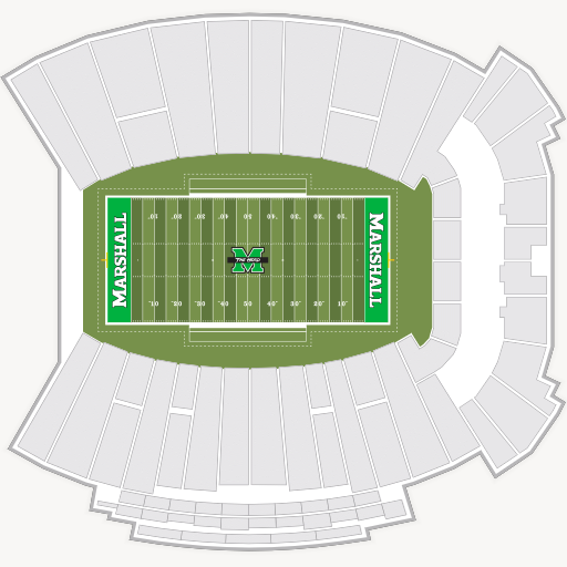 Joan C. Edwards Stadium seating chart