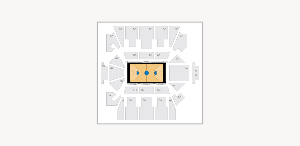 John G. Kulhavi Court at McGuirk Arena Seating Chart