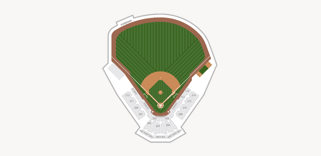 John Thurman Field Seating Chart
