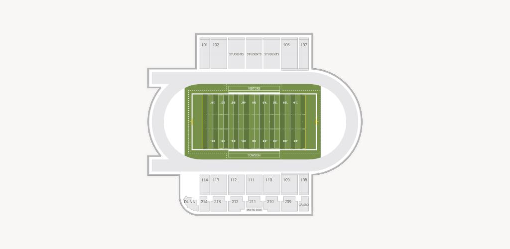 Johnny Unitas Stadium Seating Chart