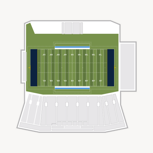 Johnson Hagood Stadium seating chart