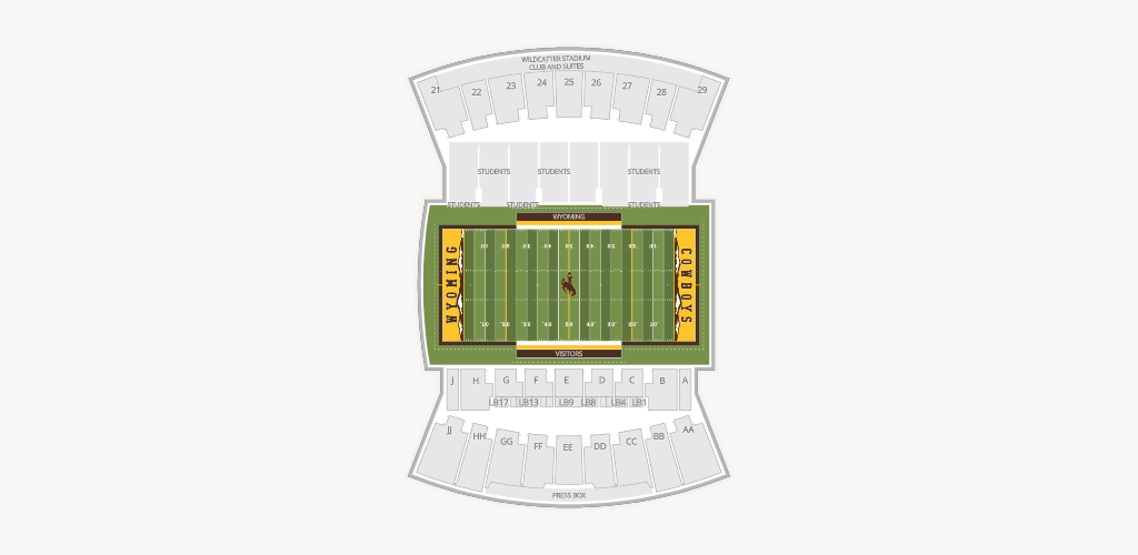 Jonah Field at War Memorial Stadium Seating Chart