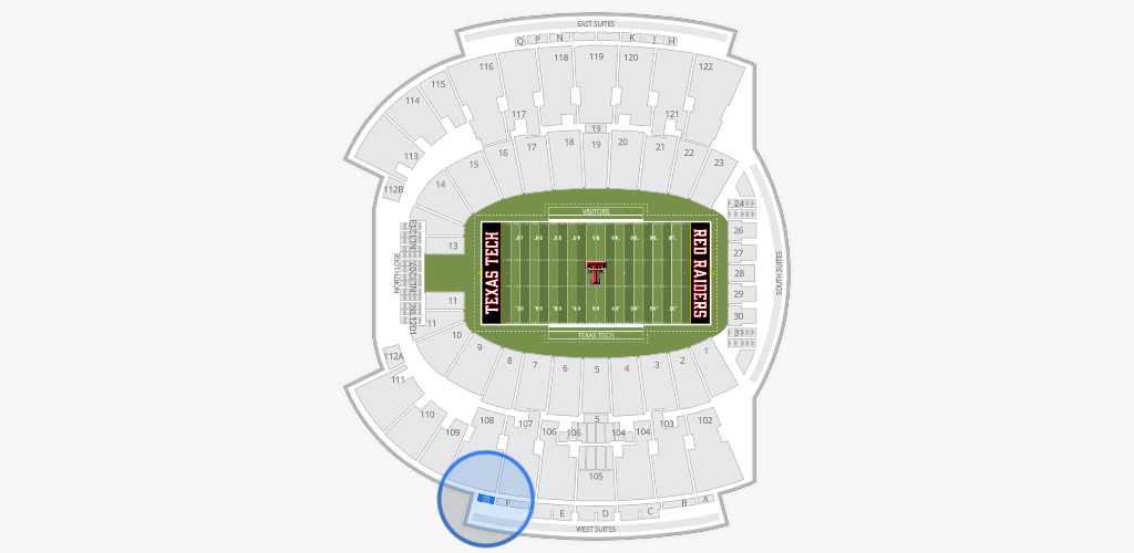 Jones AT&T Stadium Seating Chart