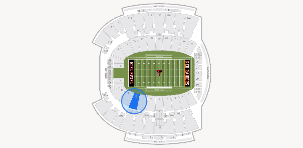 Jones AT&T Stadium Seating Chart