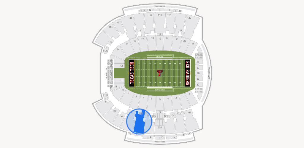 Jones AT&T Stadium Seating Chart