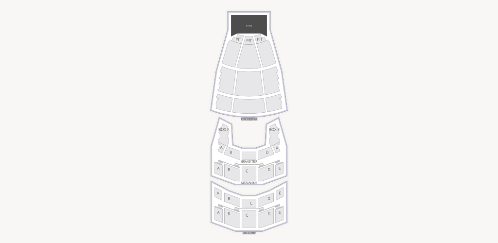 Jones Hall for the Performing Arts Seating Chart