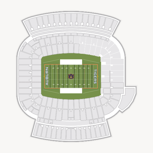 Jordan-Hare Stadium seating chart