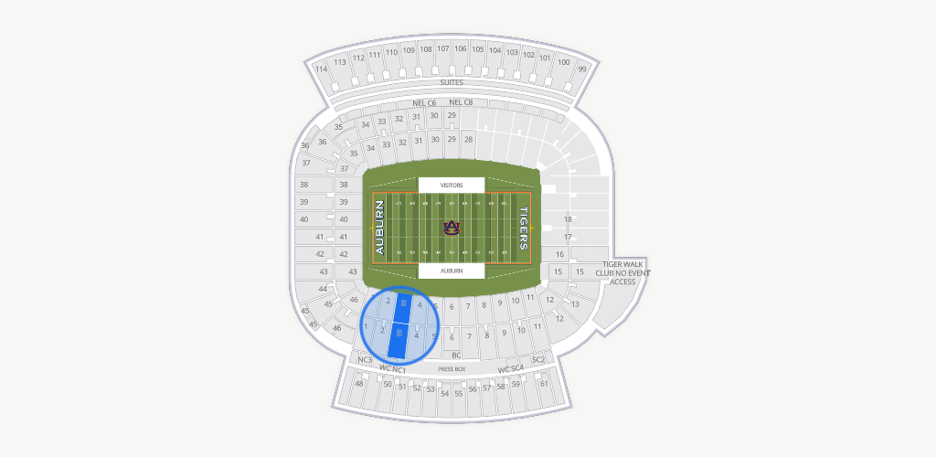 Jordan-Hare Stadium - Section 3 Seat View | SeatGeek.ca
