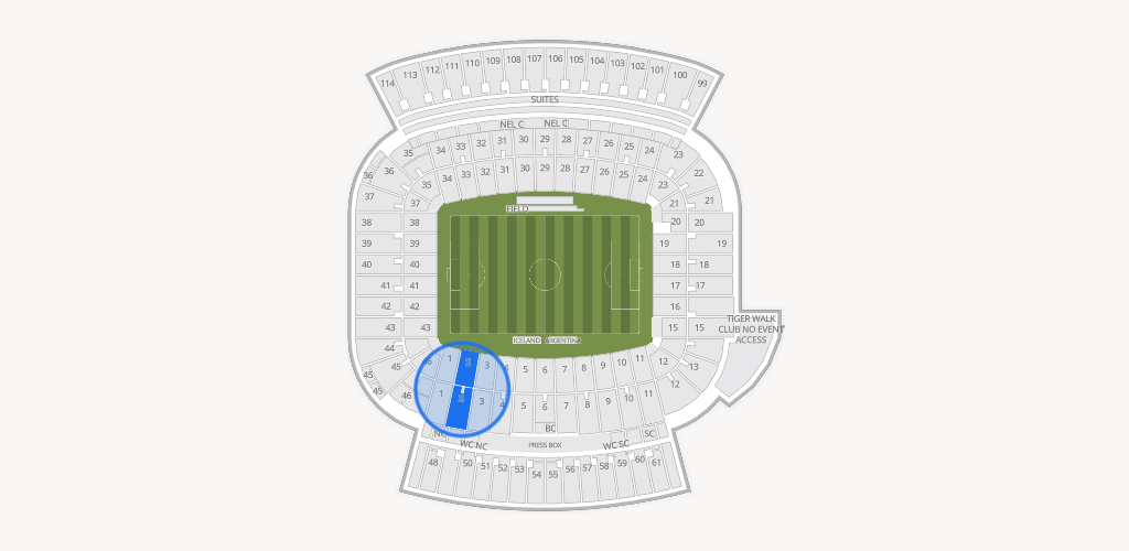Jordan-Hare Stadium Seating Chart
