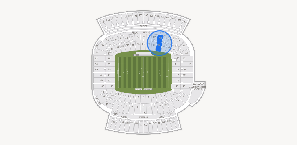 Jordan-Hare Stadium Seating Chart
