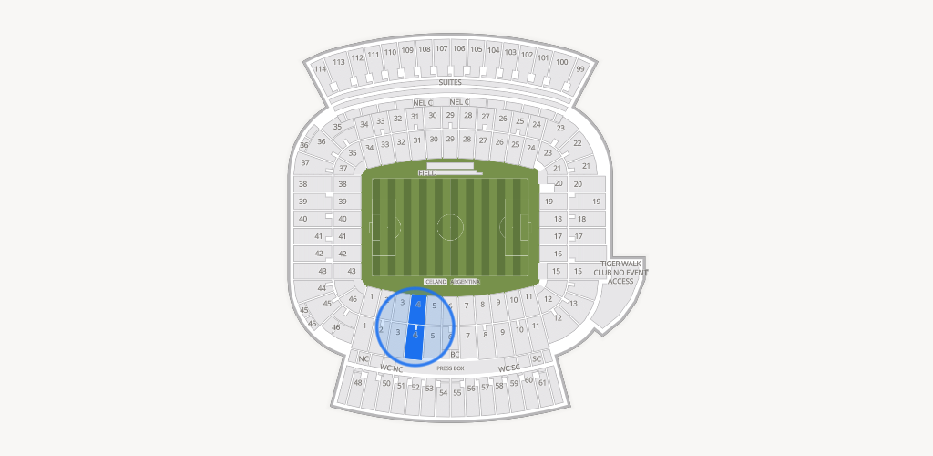 Jordan-Hare Stadium Seating Chart