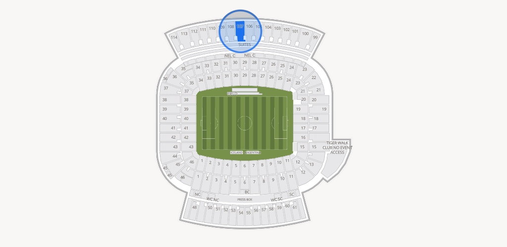 Jordan-Hare Stadium Seating Chart