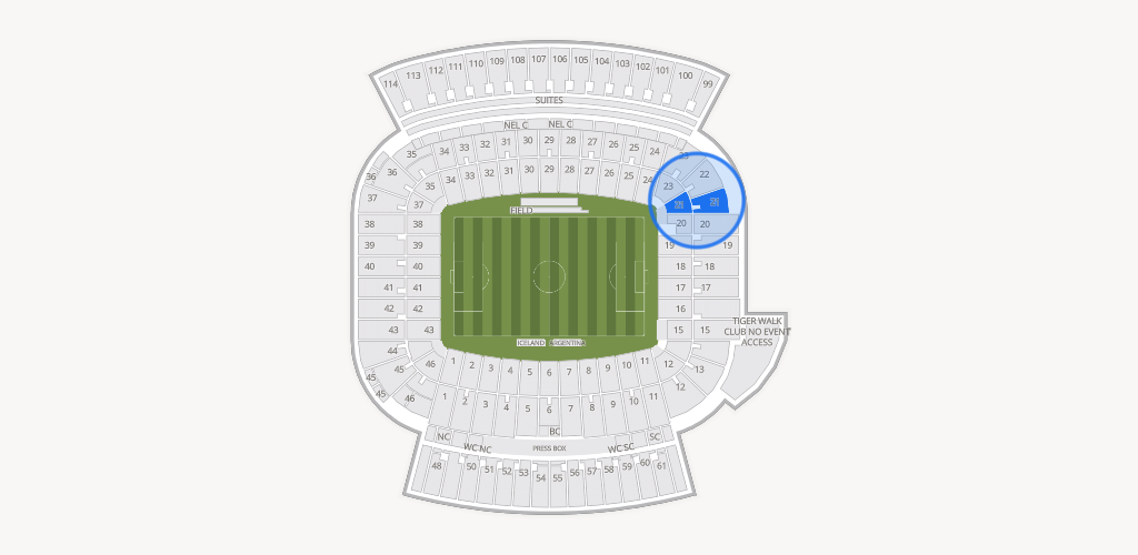 Jordan-Hare Stadium Seating Chart