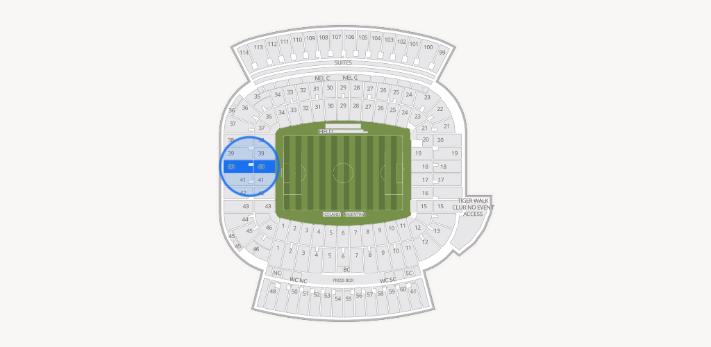 Jordan-Hare Stadium Seating Chart