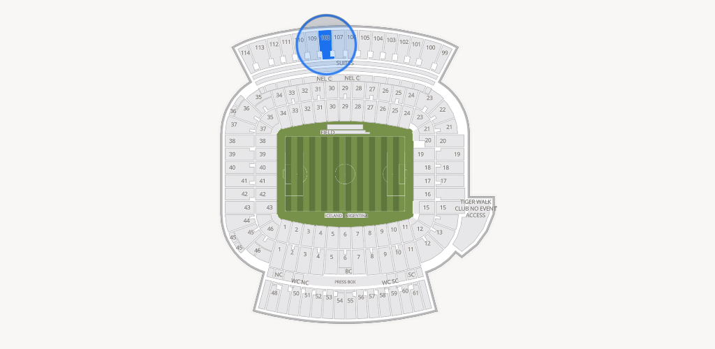 Jordan-Hare Stadium Seating Chart