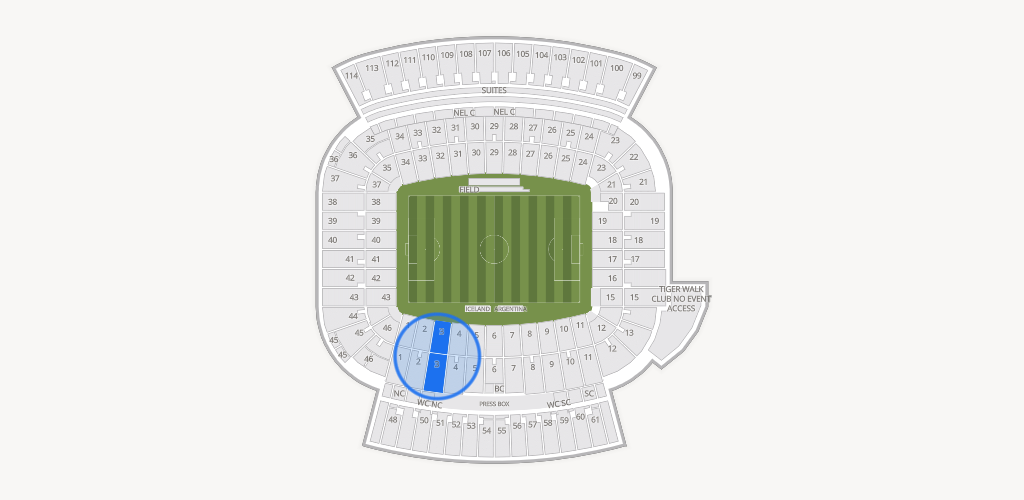 Jordan-Hare Stadium Seating Chart
