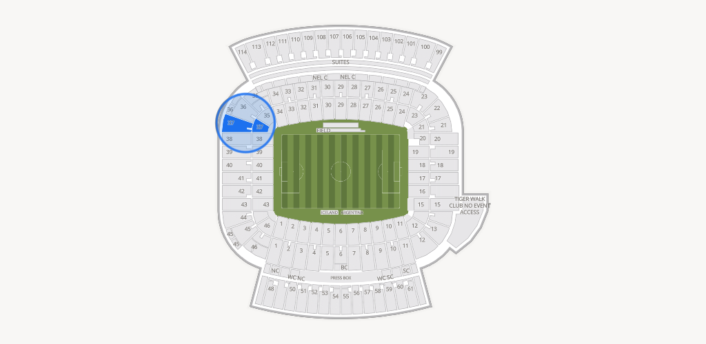 Jordan-Hare Stadium Seating Chart