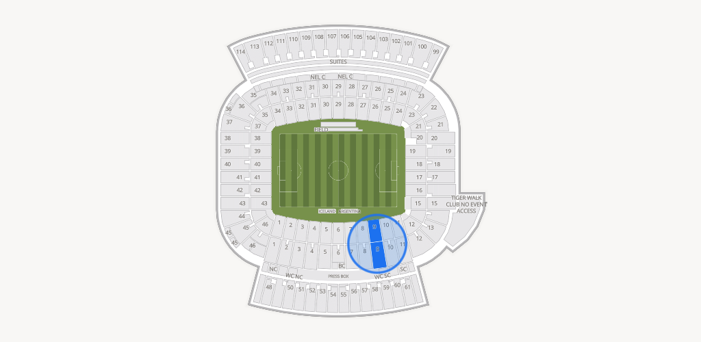 Jordan-Hare Stadium Seating Chart