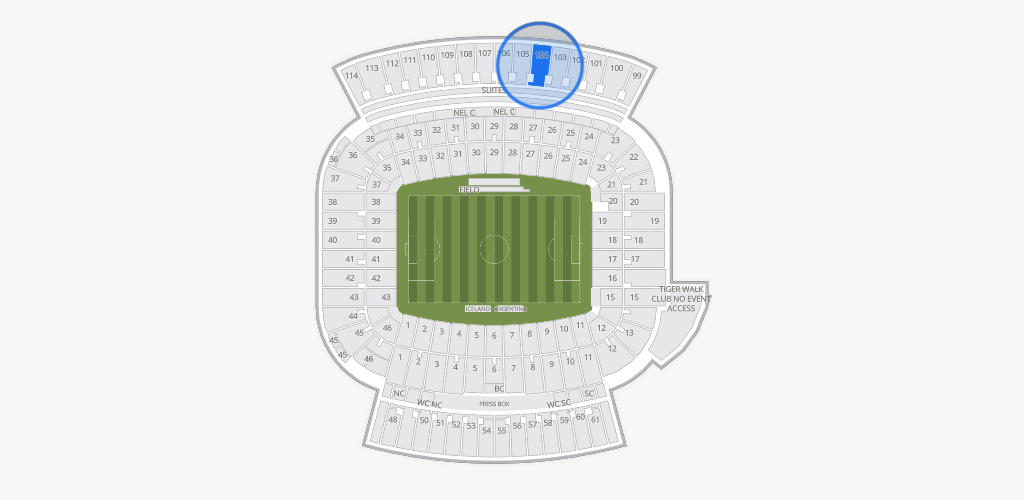 Jordan-Hare Stadium Seating Chart
