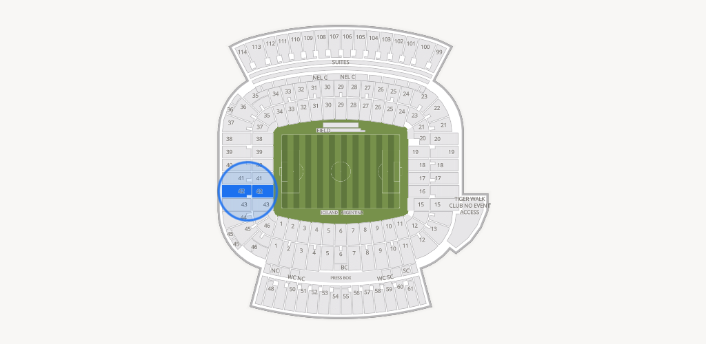 Jordan-Hare Stadium Seating Chart