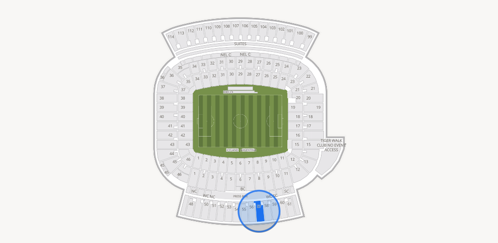 Jordan-Hare Stadium Seating Chart