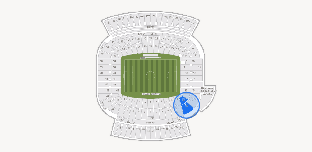 Jordan-Hare Stadium Seating Chart