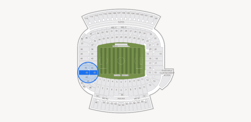 Jordan-Hare Stadium Seating Chart