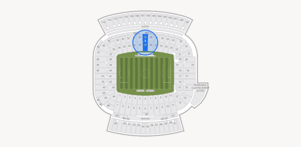 Jordan-Hare Stadium Seating Chart