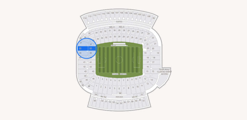 Jordan-Hare Stadium Seating Chart