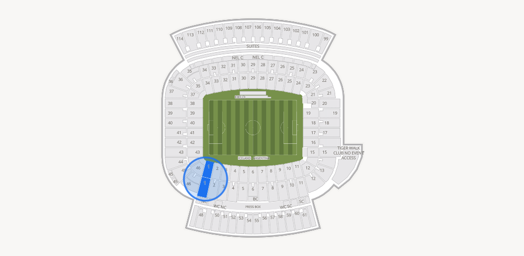 Jordan-Hare Stadium Seating Chart