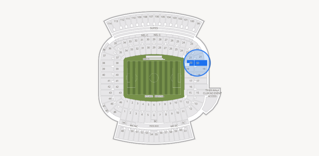 Jordan-Hare Stadium Seating Chart