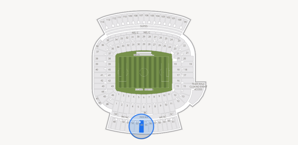 Jordan-Hare Stadium Seating Chart