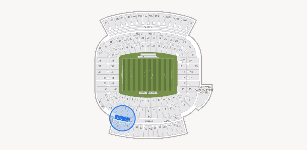 Jordan-Hare Stadium Seating Chart
