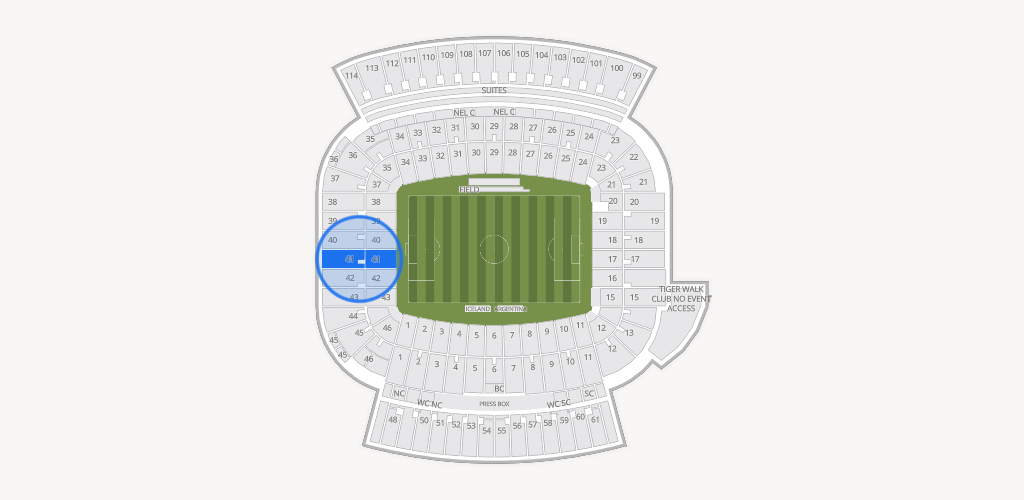 Jordan-Hare Stadium Seating Chart