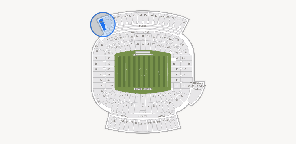 Jordan-Hare Stadium Seating Chart