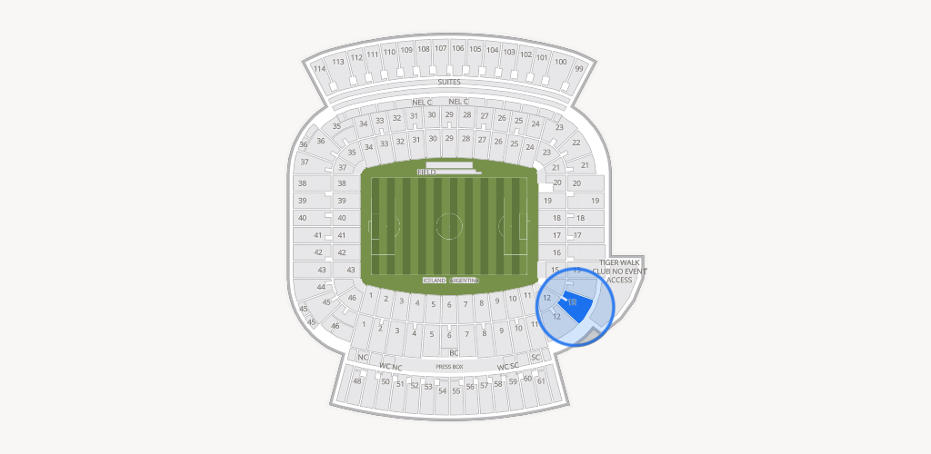 Jordan-Hare Stadium Seating Chart