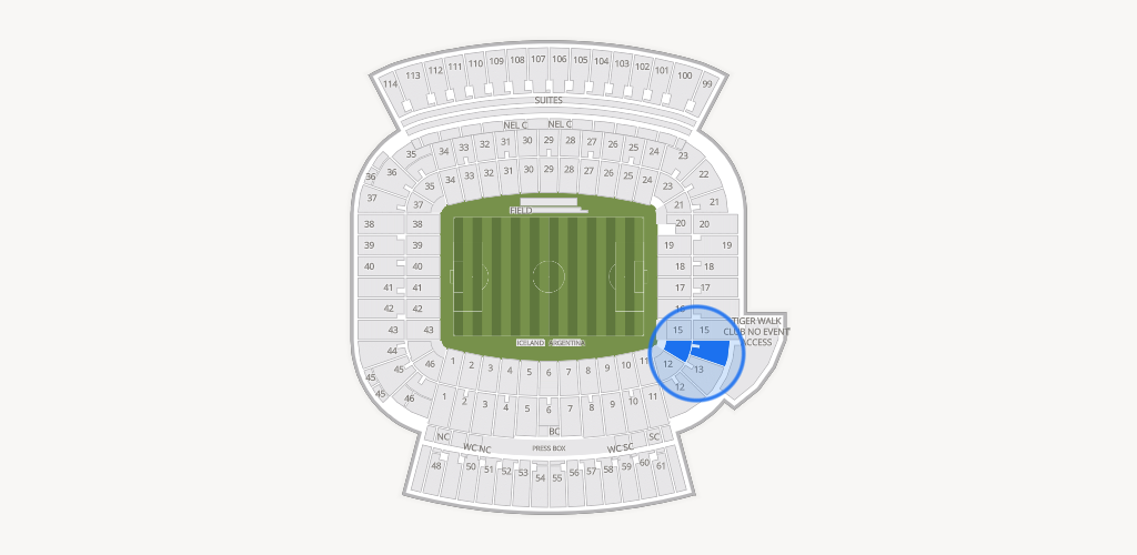 Jordan-Hare Stadium Seating Chart