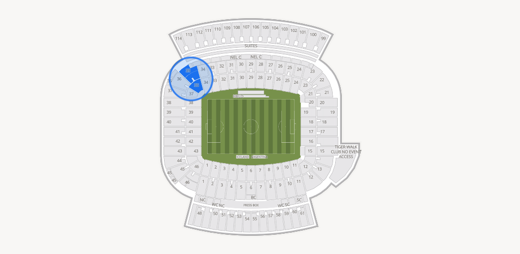 Jordan-Hare Stadium Seating Chart
