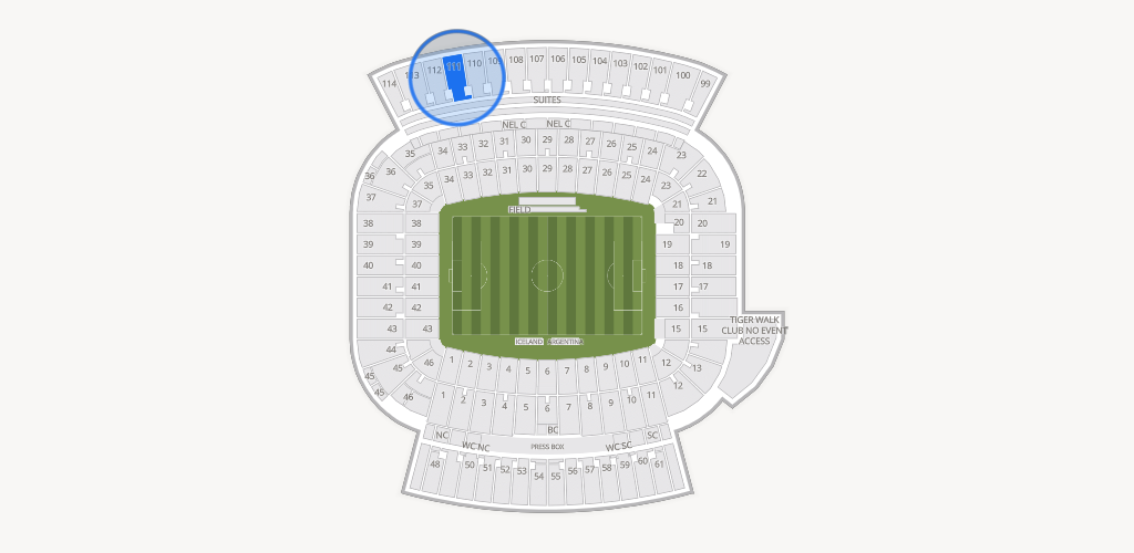 Jordan-Hare Stadium Seating Chart