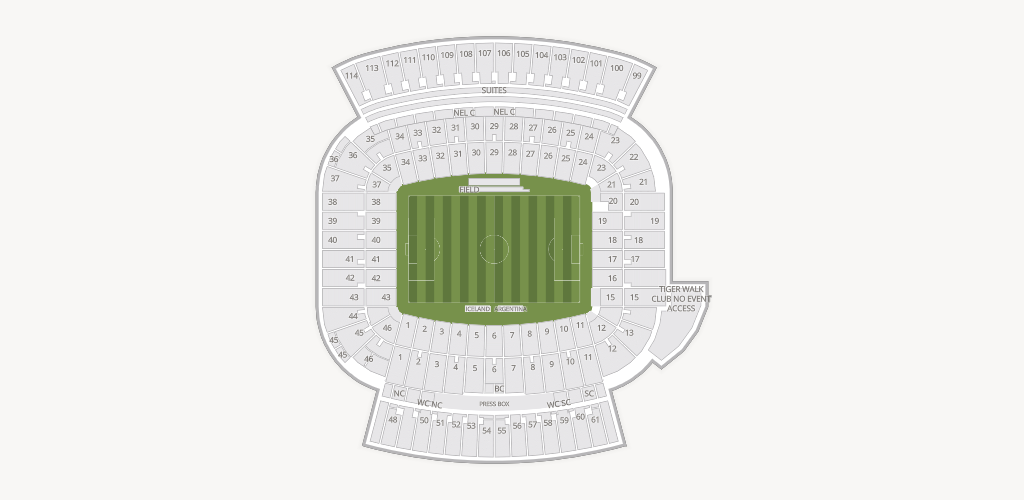 Jordan-Hare Stadium Seating Chart