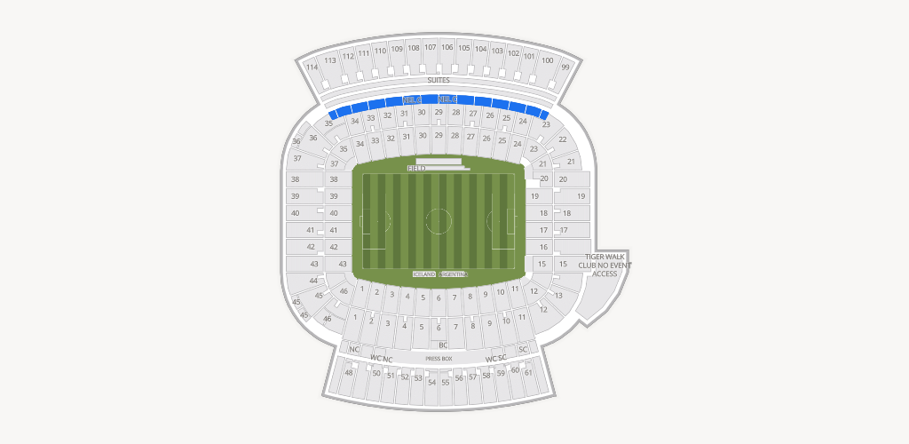 Jordan-Hare Stadium Seating Chart